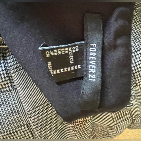 Forever 21 Glen Plaid Cami Mini Dress Medium - Picture 7 of 11